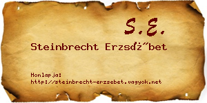 Steinbrecht Erzsébet névjegykártya